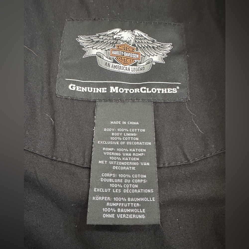 Harley-Davidson Black and Gray Bomber Jacket. Size XL. ❣️ - Picture 2 of 13